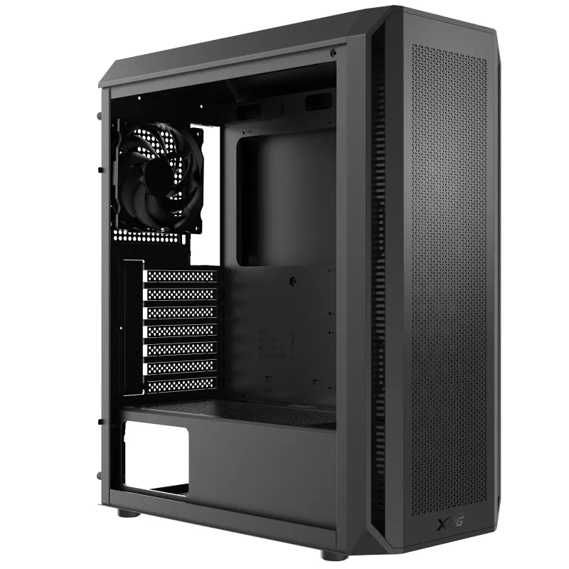 XPG VALOR AIR PLUS MID-TOWER-Case Black, Midi Tower, PC, Black, ATX, micro ATX, Mini-ITX, SPCC, 16 cm