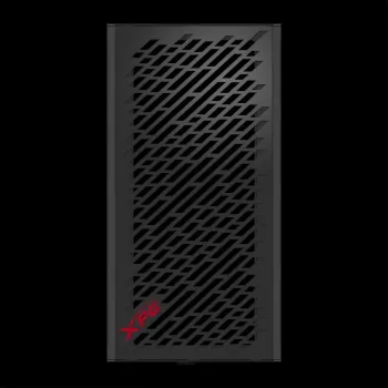 XPG VALOR AIR Mid-Tower Czarny, Midi Tower, PC, Czarny, ATX, micro ATX, Mini-ATX, Stal węglowa, Szkło hartowane, 16.6 cm