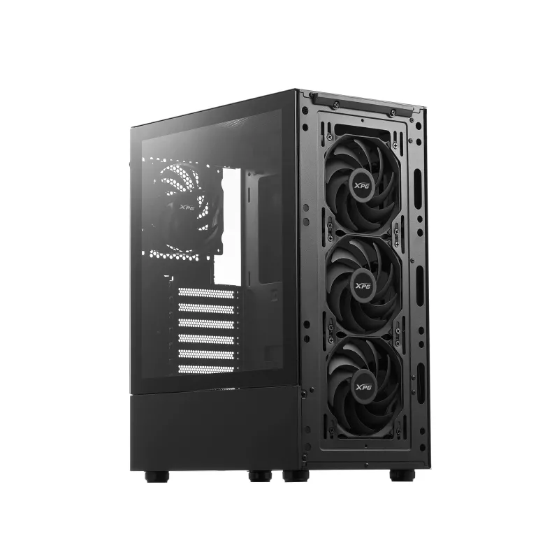 XPG VALOR MESH Mid-Tower Black, Midi Tower, PC, Czarny, ATX, micro ATX, Mini-ITX, 16.6 cm, 33.5 cm
