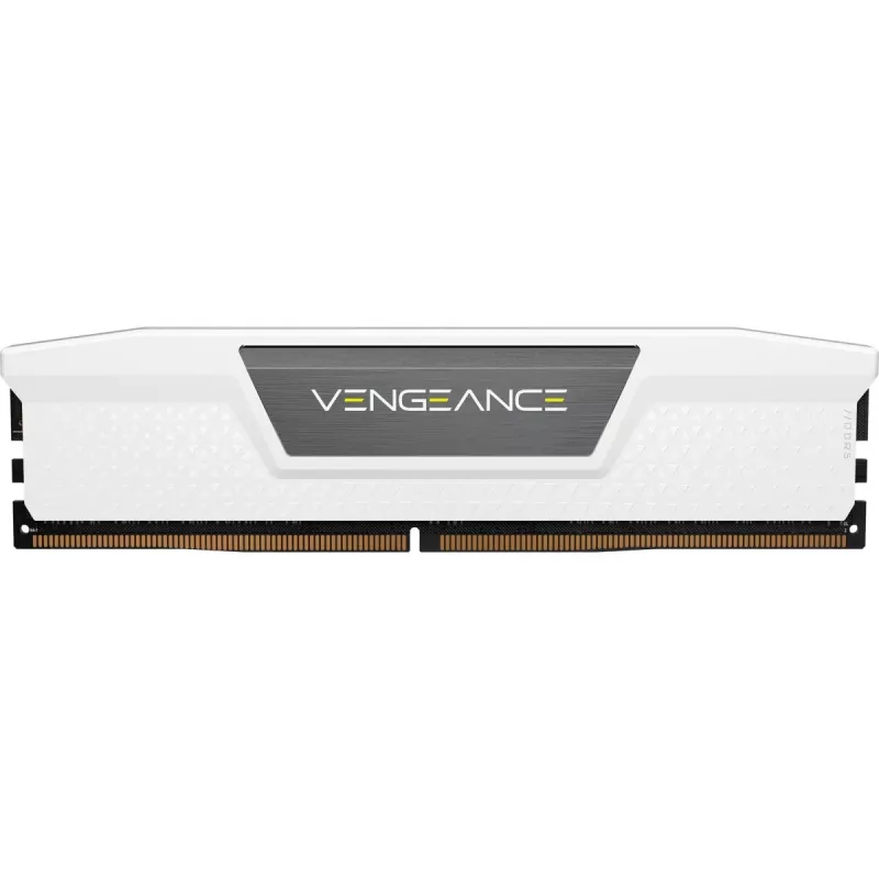 Zestaw pamięci CORSAIR VENGEANCE DDR5 32GB (2x16GB) 5200MHz CL40 – Biały