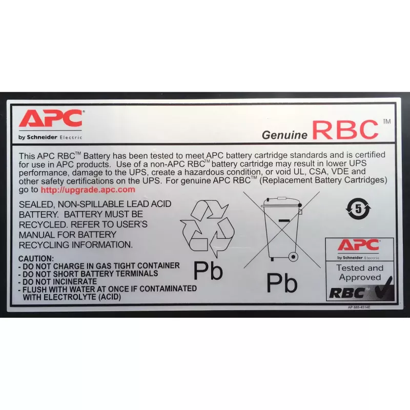Kasetka wymienna baterii APC RBC4 (OEM)