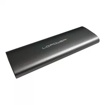 Obudowa SSD M.2 LC-POWER (NVMe i SATA), USB 3.2 Gen 2x1, czarna - LC-M2-C-MULTI