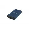 TRANSCEND SSD - Przenośny dysk Esd410c - 1 TB - USB typu C / A - Ciemnoniebieski