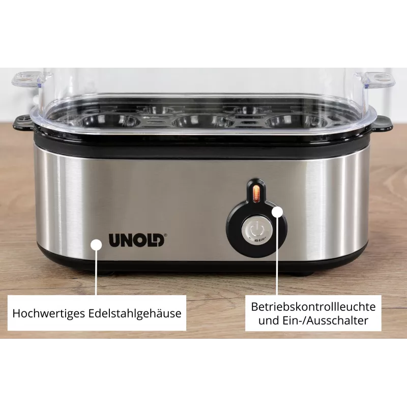 Unold 38610 jajowar 3 jaja 210 W stal nierdzewna