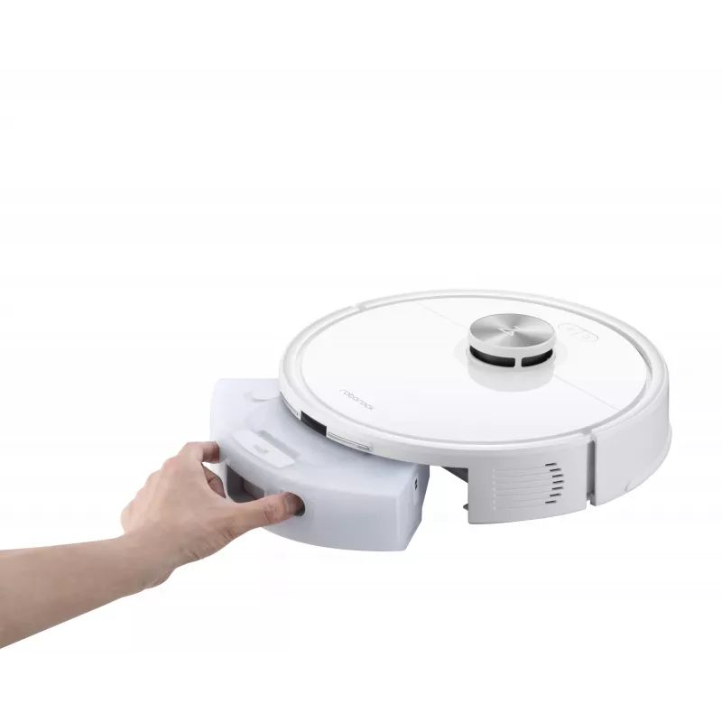 Robot sprzątający Roborock Q7 TF+ — bezworkowy, nawigacja LiDAR, mopowanie na mokro, automatyczna stacja bazowa (ładowanie i oczyszczanie), biały