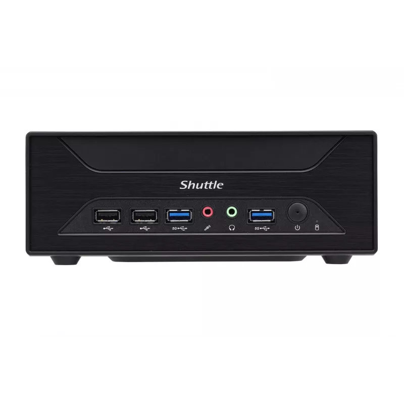 Shuttle XPC slim Barebone XH510G - S1200, Intel H510, 1xDP, 1xHDMI, 1x PCI-E 16X, 1x LAN, 1x 2.5 cala, 2x M.2, praca ciągła 24/7