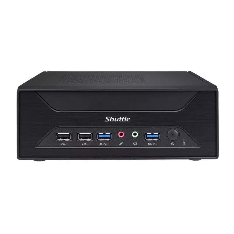 Shuttle XPC slim Barebone XH510G - S1200, Intel H510, 1xDP, 1xHDMI, 1x PCI-E 16X, 1x LAN, 1x 2.5 cala, 2x M.2, praca ciągła 24/7