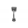 adapter kablowya DIGITUS USB 2.0, OTG, typ mini B - A M/F, 20 cm, USB 2.0, czarny
