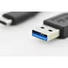 Kabel połączeniowy DIGITUS ASSMANN USB Type-C, typ C na A M/M, 1 m Super Speed czarny
