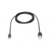 Kabel połączeniowy DIGITUS ASSMANN USB Type-C, typ C na A M/M, 1 m Super Speed czarny