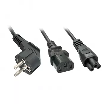 Kabel zasilający Lindy 30047 Czarny C13 coupler C5 coupler