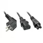 Kabel zasilający Lindy 30047 Czarny C13 coupler C5 coupler