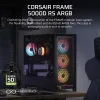 Obudowa PC CORSAIR FRAME 5000D RS ARGB Midi Tower Czarny — ATX, obsługuje 3x140mm wentylatory z przodu, napędy 2.5/3.5 cala