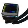 XPG LEVANTE II 360 Czarny, chłodzenie cieczą typu „wszystko w jednym”, 12 cm, czarny