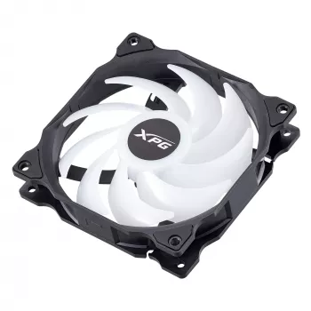 XPG VENTO 120 ARGB PWM (opakowanie 3 szt.) Czarny, Wentylator, 12 cm, 300 RPM, 1650 RPM, Czarny