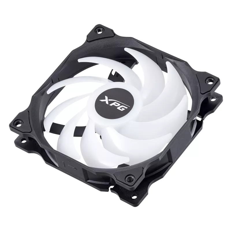 XPG VENTO 120 ARGB PWM (opakowanie 3 szt.) Czarny, Wentylator, 12 cm, 300 RPM, 1650 RPM, Czarny