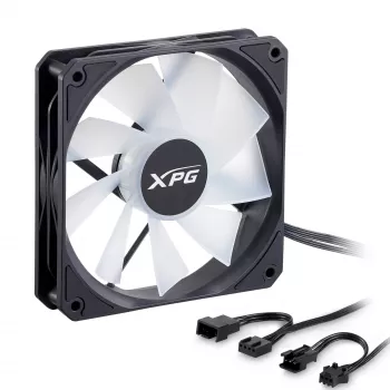 XPG VENTO R 120 ARGB PWM Czarny, Wentylator, 12 cm, 300 obr./min, 1600 obr./min, Czarny
