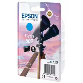 Wkład Epson 502 Cyan C13T02V24010