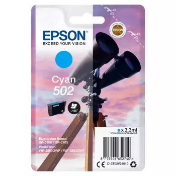 Wkład Epson 502 Cyan C13T02V24010