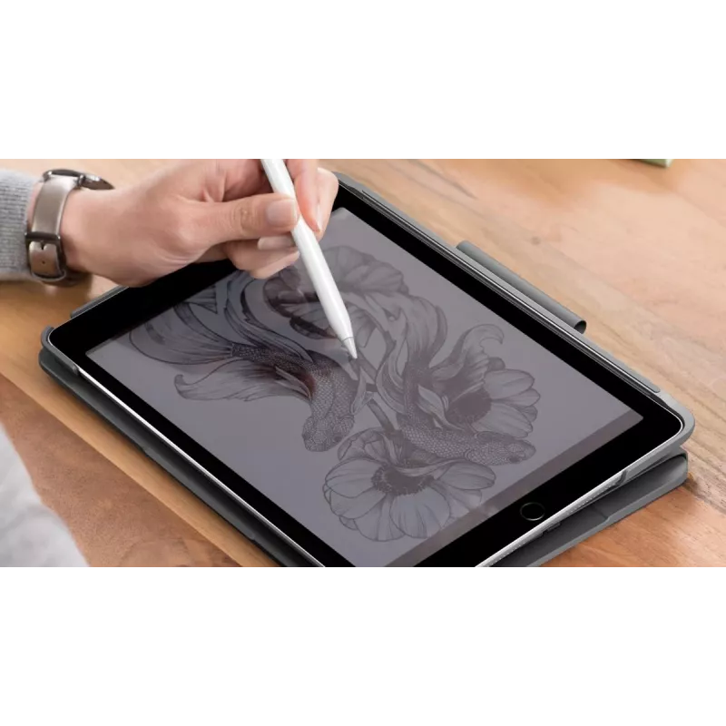 LOGITECH Slim Folio do iPada 7. generacji, grafit, Qwertz, niemiecki