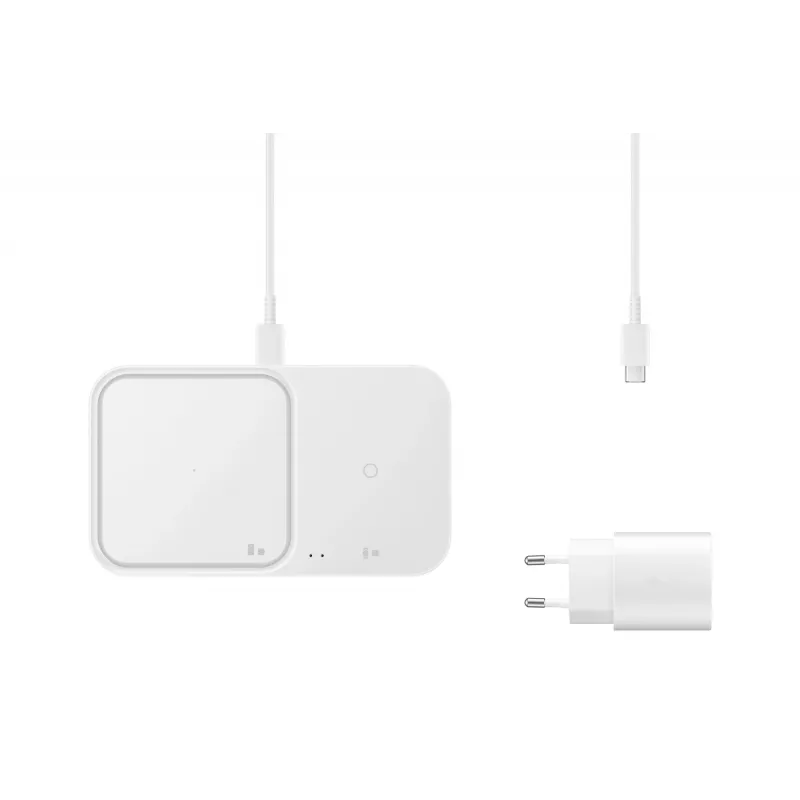 Samsung EP-P5400 Słuchawki, Smartfon, Smartwatch Biały USB Ładowanie bezprzewodowe Wewnętrzna
