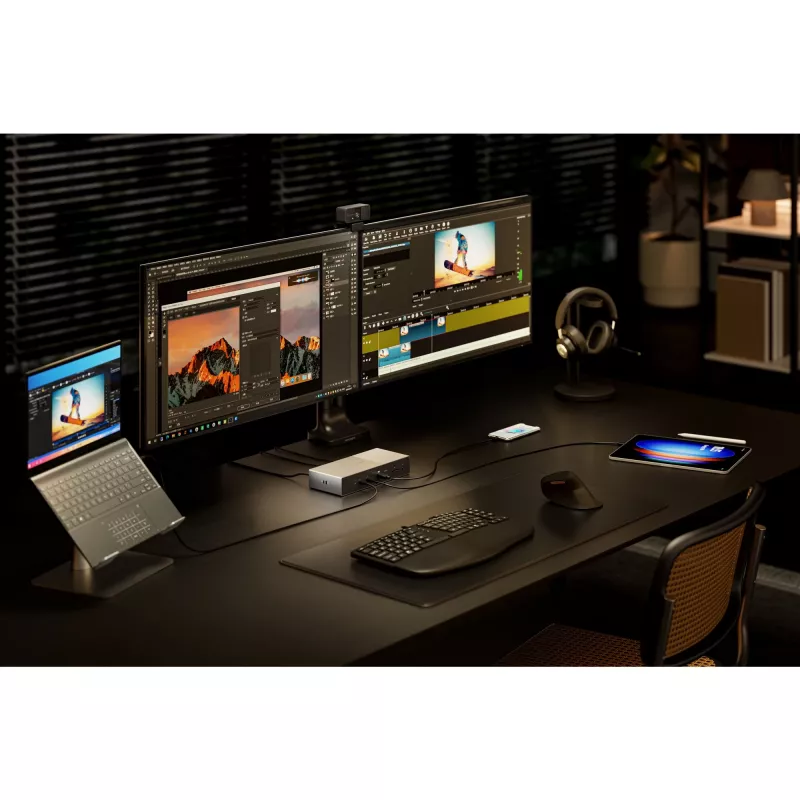 Stacja dokująca Kensington SD5000T5 EQ Thunderbolt 5 Triple 4K z zasilaniem 140W – Windows/macOS