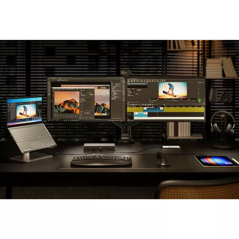 Stacja dokująca Kensington SD5000T5 EQ Thunderbolt 5 Triple 4K z zasilaniem 140W – Windows/macOS