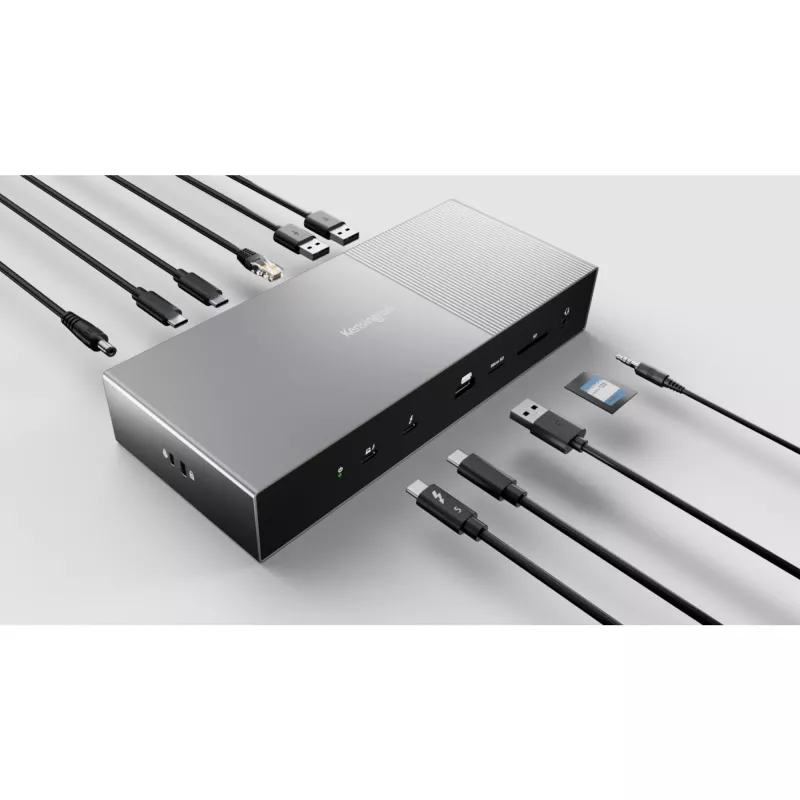 Stacja dokująca Kensington SD5000T5 EQ Thunderbolt 5 Triple 4K z zasilaniem 140W – Windows/macOS