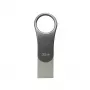 SILICON POWER Mobile C80 - 32 GB pamięć USB z dwoma wtykami - Type-C / Type-A - szary