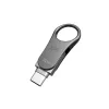 SILICON POWER Mobile C80 - 32 GB pamięć USB z dwoma wtykami - Type-C / Type-A - szary