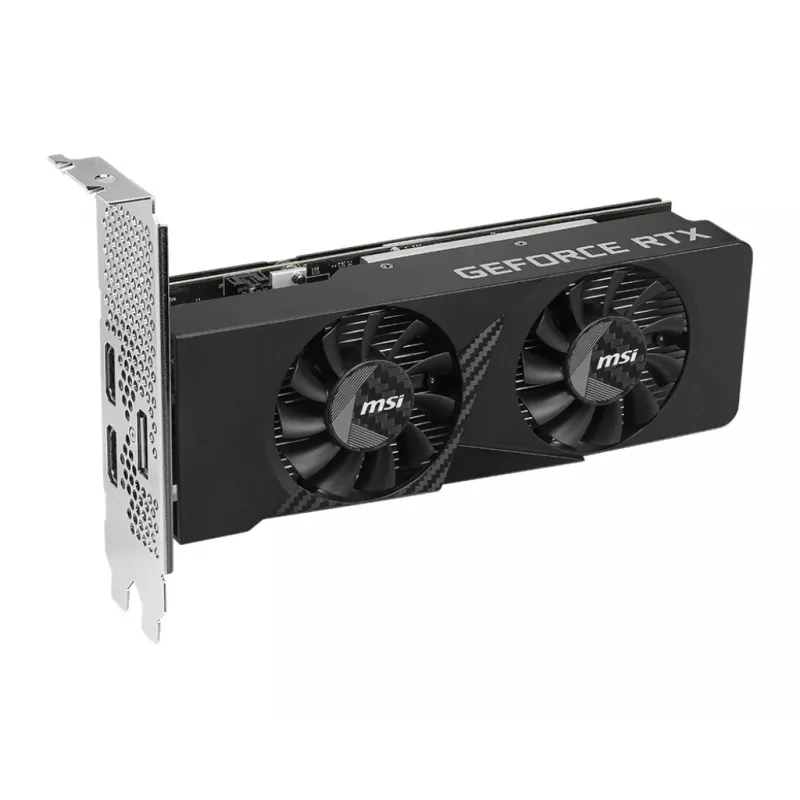 Karta graficzna MSI GeForce RTX 3050 6 GB GDDR6, PCIe x8 4.0, 1492 MHz boost, 96-bit, 2x HDMI 2.1 + DP 1.4a, 70 W, 2 wentylatory, FH/HL