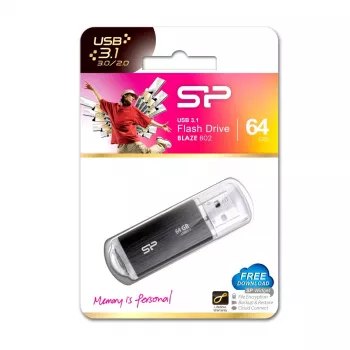 Pamięć USB SILICON POWER - 64 GB Silicon Power USB3.2 B02 Czarny