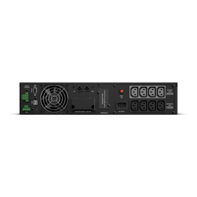 CyberPower OL1500ERTXL2U zasilacz awaryjny (UPS) z podwójną konwersją (Online) 1.5 kVA 1350 W 8 gniazd AC