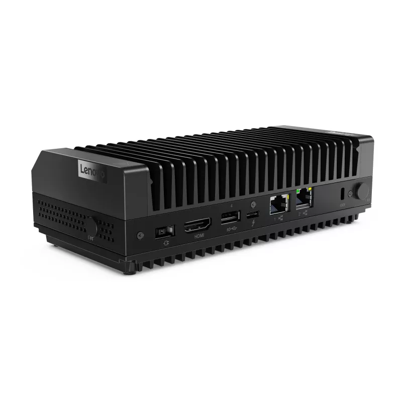 Mini PC Lenovo ThinkEdge SE30 Intel Celeron 6305E 1.8 GHz, 8 GB DDR4, 256 GB SSD, Windows 11 IoT Enterprise, Czarny