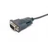 Kabel Equip USB-A na szeregowy (DB9), M/M 1,5m, czarny, 1,5 m, USB Type-A, DB-9, męski, męski