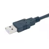Kabel Equip USB-A na szeregowy (DB9), M/M 1,5m, czarny, 1,5 m, USB Type-A, DB-9, męski, męski
