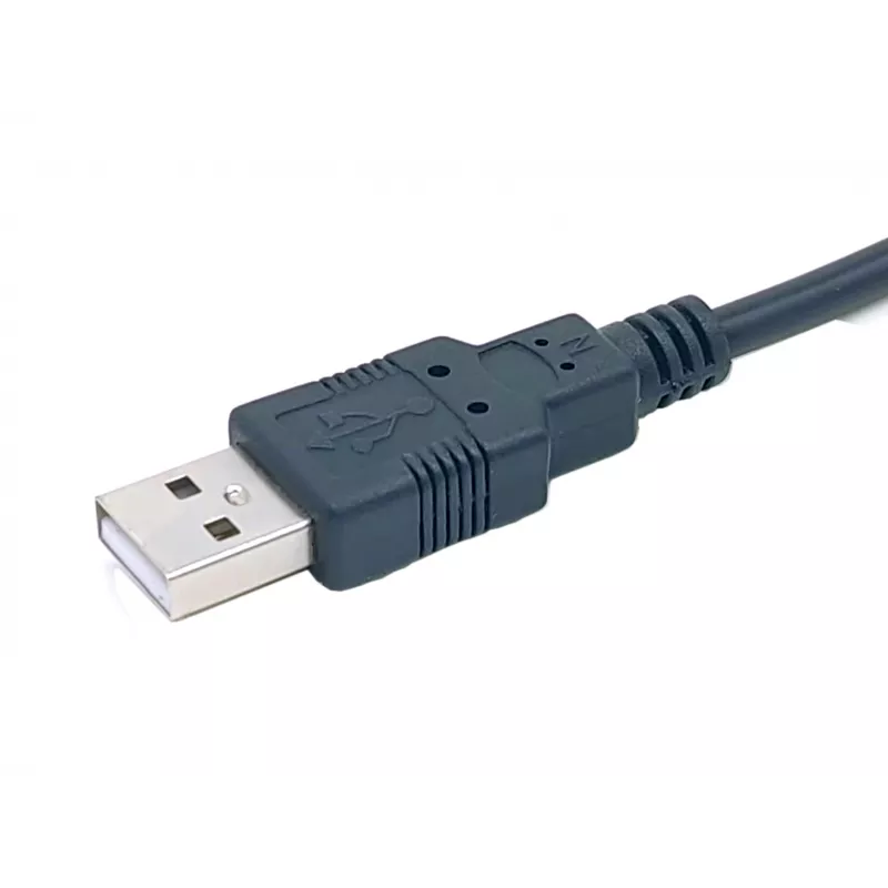 Kabel Equip USB-A na szeregowy (DB9), M/M 1,5m, czarny, 1,5 m, USB Type-A, DB-9, męski, męski
