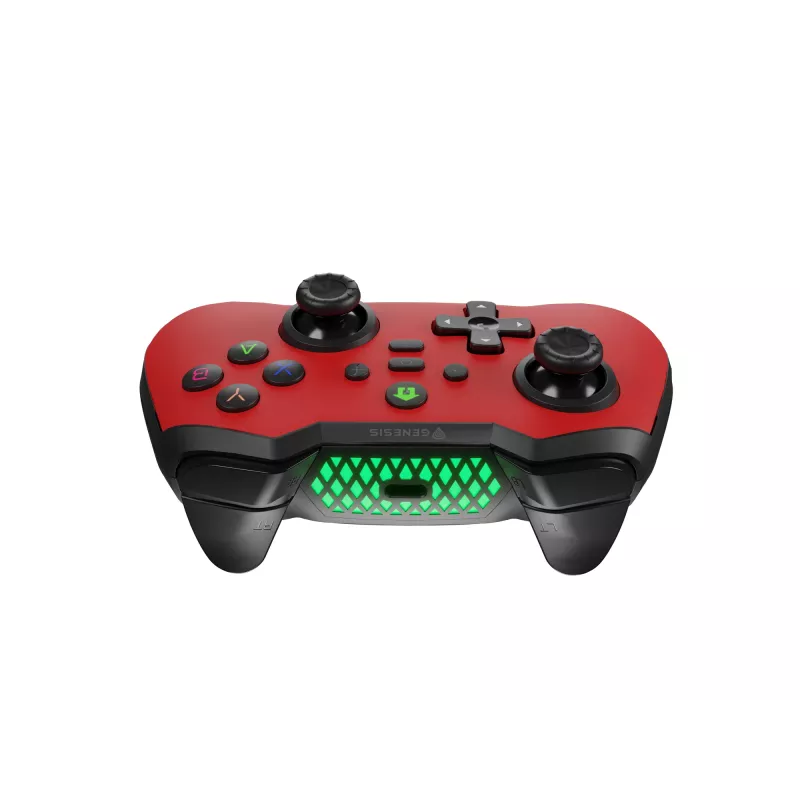 GENESIS Mangan 400 Red Bluetooth Gamepad Analogowy / Cyfrowy Android, MAC, Nintendo Switch, PC, iOS