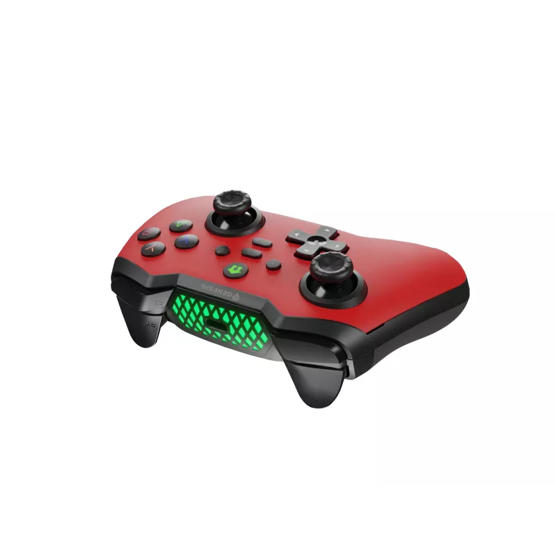 GENESIS Mangan 400 Red Bluetooth Gamepad Analogowy / Cyfrowy Android, MAC, Nintendo Switch, PC, iOS