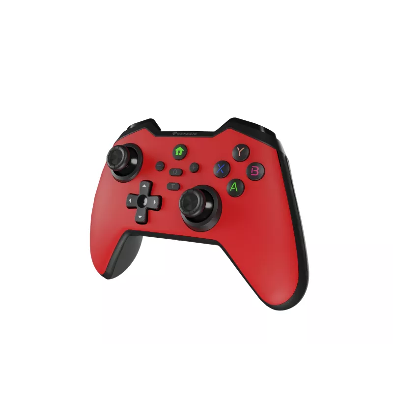 GENESIS Mangan 400 Red Bluetooth Gamepad Analogowy / Cyfrowy Android, MAC, Nintendo Switch, PC, iOS