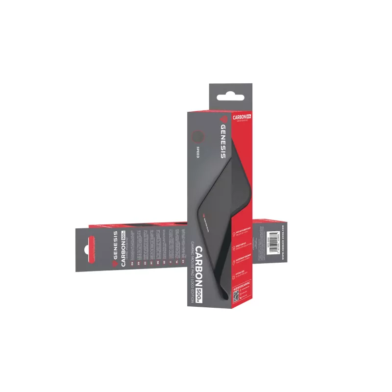 GENESIS Carbon 500 M Logo Gaming mysz pad Czarny