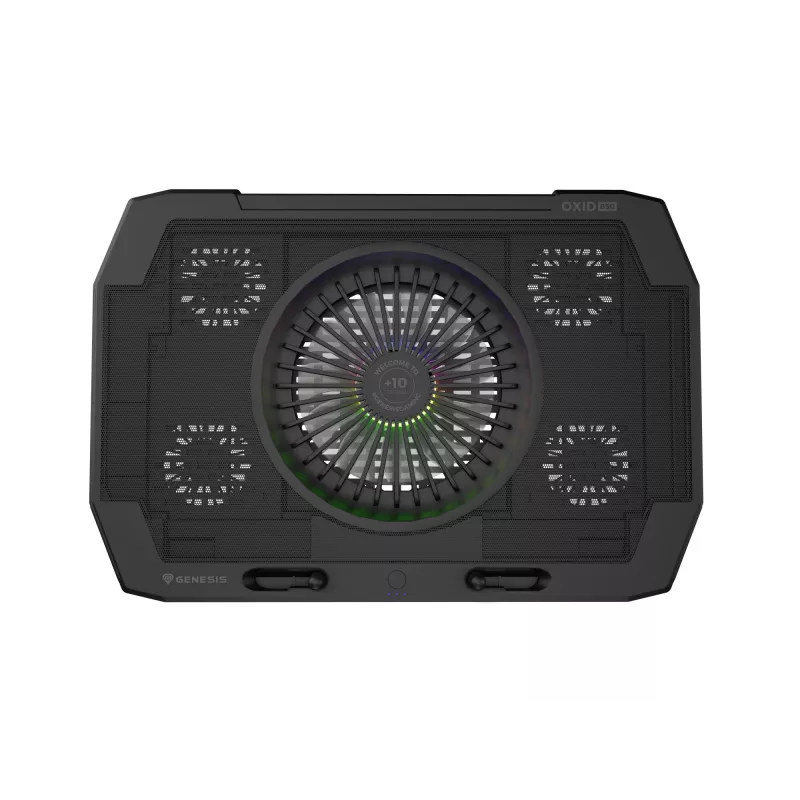 Podkładka chłodząca GENESIS Oxid 850 do laptopa 43,9 cm (17,3 cala) 2500 RPM Czarna