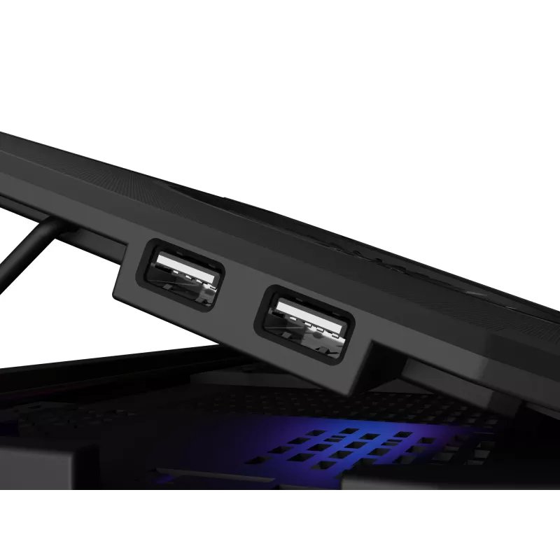 Podkładka chłodząca GENESIS Oxid 850 do laptopa 43,9 cm (17,3 cala) 2500 RPM Czarna