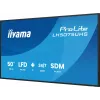 iiyama LH5075UHS-B2AG Wyświetlacz reklamowy Digital signage panel płaski 125.7 cm (49.5 cala) LCD Wi-Fi 500 cd/m² 4K Ultra HD Czarny Wbudowany procesor Android 24/7