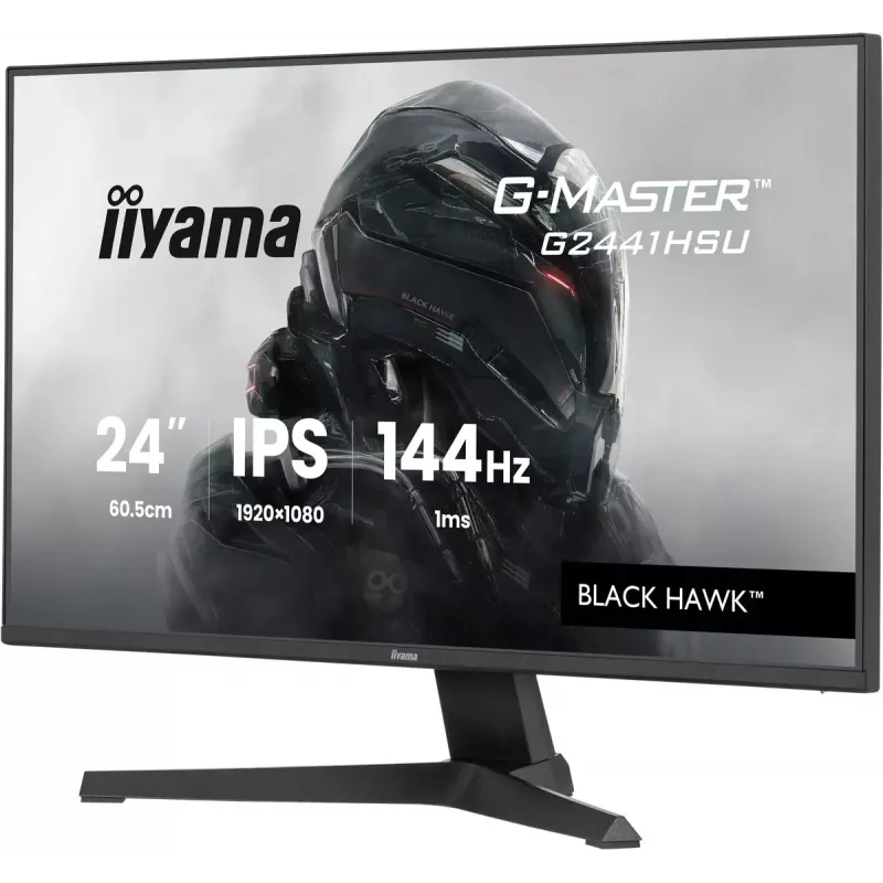 Monitor IIYAMA G2441HSU 23.8 cala IPS 1920x1080 144Hz 1ms MPRT, FreeSync, głośniki, hub USB, VESA