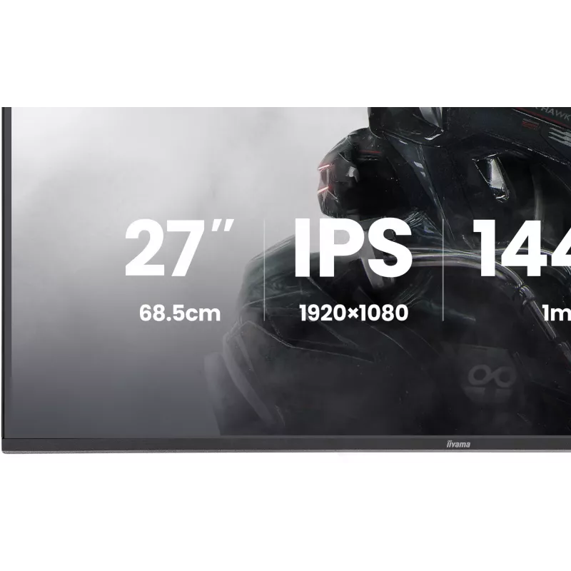 Monitor komputerowy iiyama G-MASTER GB2741HSU-B1 68,6 cm (27 cali) 1920 x 1080 pikseli Full HD LED Czarny