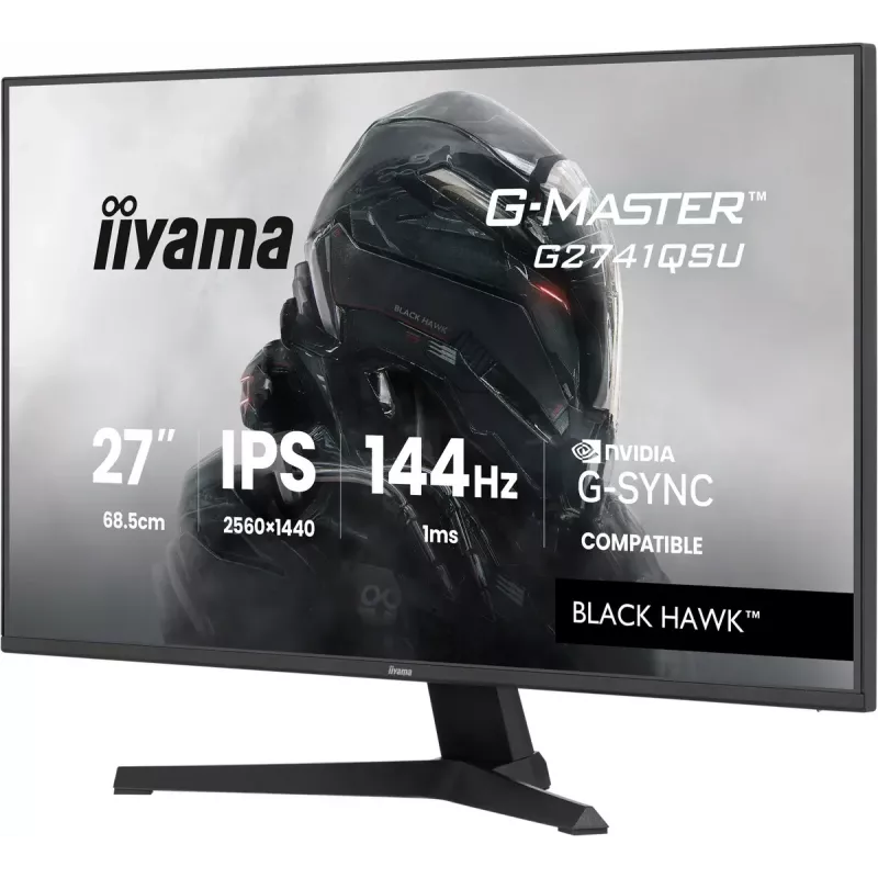 Monitor komputerowy iiyama G-MASTER G2741QSU-B1 68.6 cm (27 cali) 2560 x 1440 pikseli 4K Ultra HD QLED Czarny
