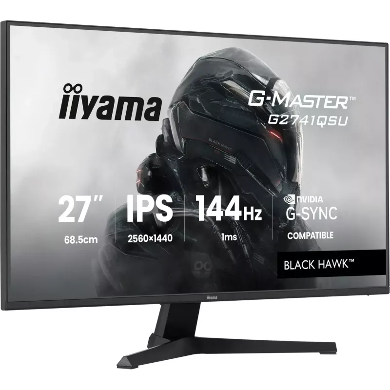 Monitor komputerowy iiyama G-MASTER G2741QSU-B1 68.6 cm (27 cali) 2560 x 1440 pikseli 4K Ultra HD QLED Czarny