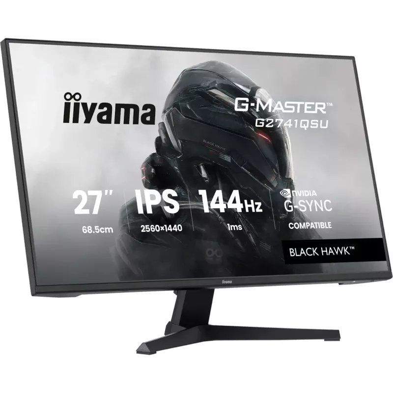 Monitor komputerowy iiyama G-MASTER G2741QSU-B1 68.6 cm (27 cali) 2560 x 1440 pikseli 4K Ultra HD QLED Czarny