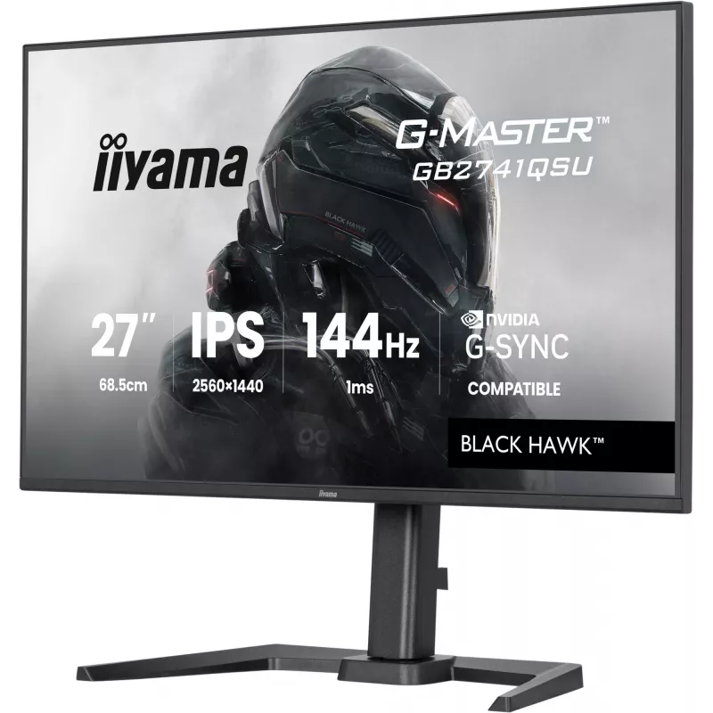 Monitor komputerowy iiyama G-MASTER GB2741QSU-B1 68.6 cm (27 cali) 2560 x 1440 pikseli 4K Ultra HD LED Czarny